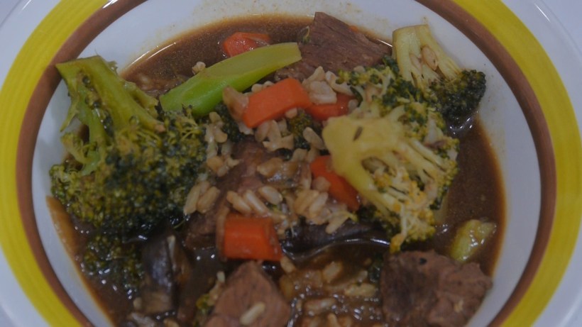 Beef, Rice and Mushroom